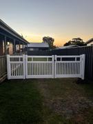 OUTBACK FENCING PVC Semi Privacy Gate - 1000mm wide x 1250mm high - Fully assembled Review