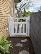 OUTBACK FENCING PVC Semi Privacy Gate - 1000mm wide x 1250mm high - Fully assembled Review