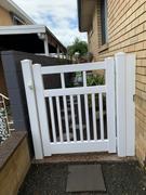 OUTBACK FENCING PVC Semi Privacy Gate - 1000mm wide x 1250mm high - Fully assembled Review