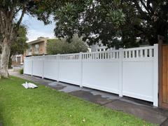 OUTBACK FENCING PVC - Full Privacy Fencing Slat Top Panel Kit 2388mm wide x 1800mm high. (Posts Purchased Separately) Review