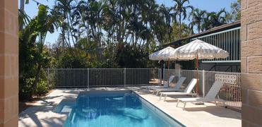 OUTBACK FENCING Pearl White Pool Fence Panel - Flat Top Aluminium. 2.45m x 1.2m high Review