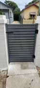 OUTBACK FENCING Aluminium Slat Gate - Choose Width, Height, Gaps and Colour - Assembly Still Required Review