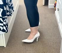 Charley Boutique Vizzano 1184-1101 Pointy Toe Pump in White Patent Review