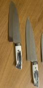 JapaneseChefsKnife.Com Takeshi Saji SRS-13 Hammer Forged, Custom Handmade Handle Series Gyuto (210mm and 240mm, 2 Sizes, Stag Bone Handle) Review
