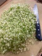 JapaneseChefsKnife.Com JCK Natures ”Gekko Blue” Santoku 170mm (6.6 inch, Royal Blue-Purple Pakka Wood Handle) Review