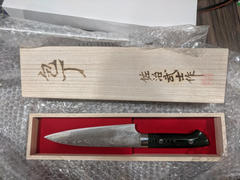 JapaneseChefsKnife.Com Takeshi Saji VG-10 Custom Damascus Wild Series Petty (135mm & 150mm, 2 Sizes, Green Linen Micarta Handle) Review