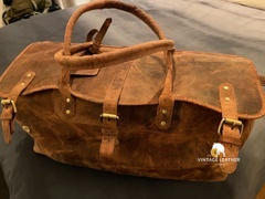 Vintage Leather  Leather Duffle Bag - Essex Review