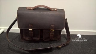 Vintage Leather  Vintage Leather Messenger Bag - Toledo Review