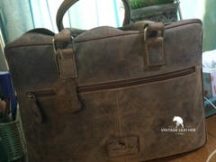 Vintage Leather  Colombo Laptop Bag | Laptop Bag Leather Review