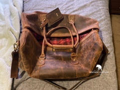Vintage Leather  Leather Duffle Bag - Panama Review