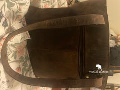 Vintage Leather  Leather Tote - ARIA Review