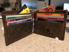 Vintage Leather   The Hugo Mens Leather Bifold Wallet Review
