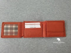 Vintage Leather  Mens Leather Trifold Wallet Braxton Review