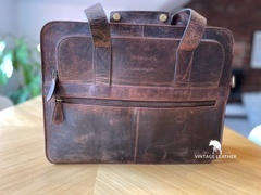 Vintage Leather  Carter Leather Briefcase for Men Review