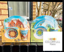 Colorfull Plates - Kids Tableware & More 5-Piece Western Cowboys and Cowgirls Mealtime Set Review