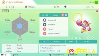 Pokéfella Zenryoku Manaphy, Meloetta, Hoopa • OT: ゼンリョク• ID No. 171201 • Pokémon Scraps Campaign 2017 Japan Event Review