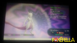 Pokéfella Professor's Mewtwo • OT: はかせ • ID No. 980718 • Japan 2019 Event Review
