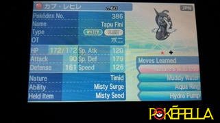 Pokéfella Poni Island Shiny Tapu Fini • OT: ポニ • ID No. 190419 • Japan Championships 2019 Event Review