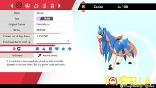Pokéfella Galar Legendaries: Zacian, Zamazenta, Eternatus • Competitive • 6IVs • Level 100 • Online Battle-ready Review
