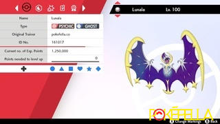 Pokéfella Lunala • Competitive • 6IVs • Level 100 • Online Battle-ready Review