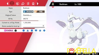 Pokéfella Reshiram • Competitive • 6IVs • Level 100 • Online Battle-ready Review