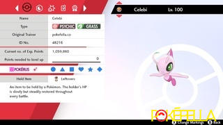 Pokéfella Celebi • Competitive • 6IVs • Level 100 • Online Battle-Ready Review