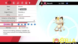 Pokéfella Gigantamax Meowth • Competitive • 6IVs • Level 100 • Online Battle-ready Review
