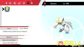 Pokéfella 1 Million Victories Shiny Zeraora • OT: HOME • ID No. 200603 • Worldwide 2020 Event Review