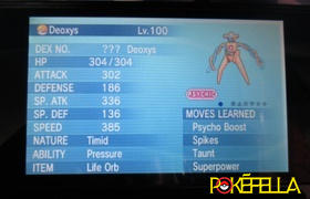 Pokéfella Deoxys • Competitive • 6IVs • Level 100 • Online Battle-Ready Review
