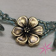 Eureka Crystal Beads TierraCast BUTTON-Apple Blossom-Antiqued Brass Plated Review