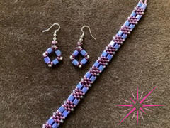 Eureka Crystal Beads Miyuki TILA 2-Hole Seed Beads 5x5mm OPAQUE PERIWINKLE AB (10 grams tube) Review