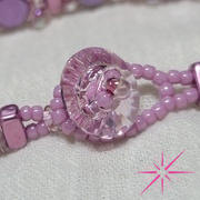 Eureka Crystal Beads Toho ROUND 11/0 Seed Beads OPAQUE LUSTERED PALE MAUVE (2.5" tube) Review