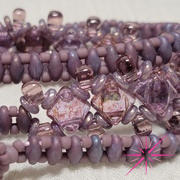Eureka Crystal Beads Toho ROUND 11/0 Seed Beads OPAQUE FROSTED LAVENDER (2.5" tube) Review