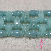 Eureka Crystal Beads Toho ROUND 8/0 Seed Beads OPAQUE LUSTERED LAGOON (2.5" tube) Review