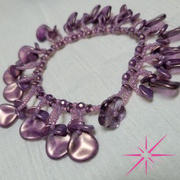 Eureka Crystal Beads Rose Petal Czech Glass Beads 8x7mm HALO ETHEREAL REGAL (Strand of 50) Review