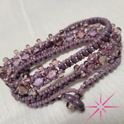 Eureka Crystal Beads Toho ROUND 8/0 Seed Beads OPAQUE FROSTED LAVENDER 2.5" Tube Review