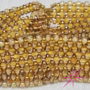 Eureka Crystal Beads 2-Hole SUPERDUO 2x5mm Czech Glass Seed Beads TOPAZ CELSIAN  (2.5" tube) Review