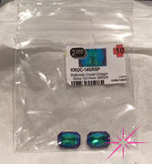Eureka Crystal Beads Krakovski Crystal Octagon Stone 10x14mm GREEN SPHINX Review