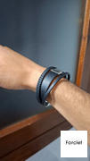 Forclet Forclet Gravírozható Széles nemesacél és többsoros bőr karkötő Review