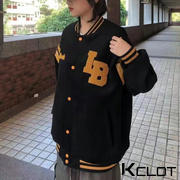 AOKLOK Urban Classic Letter Embroidery Baseball Jacket Review