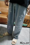 AOKLOK Vintage Pure Patch Cross Jeans Review