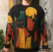 AOKLOK Vintage Cat Knitted Sweater Review