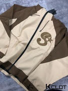 AOKLOK Vintage Letter Embroidery Shell Jacket Review