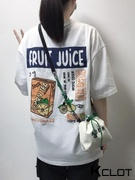 AOKLOK FRUIT JUICE Graphic Cotton T-Shirt Review