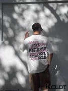 AOKLOK Street Bold Letter Graffiti T-shirt Review