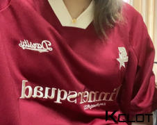 AOKLOK Hip Hop Letter V Neck T-Shirt Review