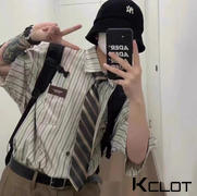 AOKLOK Japanese Retro Striped Shirt Review
