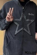 AOKLOK American Distressed Stars Solid Color Hoodie Review