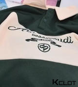 AOKLOK Japanese Retro Contrast Color POLO Sweatshirt Review