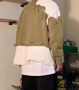 AOKLOK Irregular Tattered Tassels Sweater Review